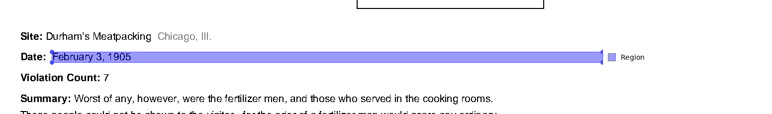 The date