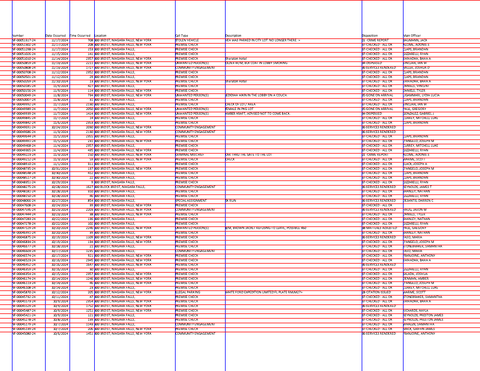 Niagara Falls 911 call log